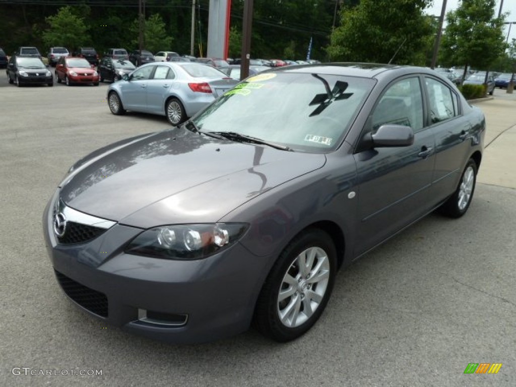 Galaxy Gray Mica 2008 Mazda MAZDA3 i Sport Sedan Exterior Photo #66539544