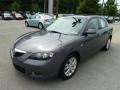 Galaxy Gray Mica 2008 Mazda MAZDA3 i Sport Sedan Exterior