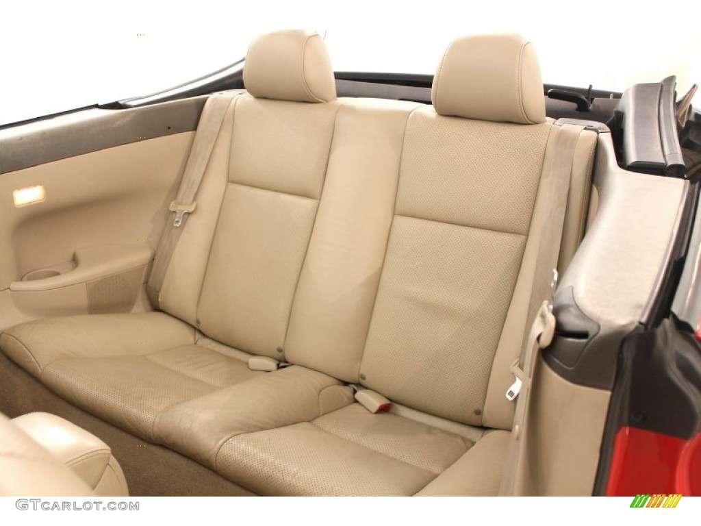 2006 Toyota Solara SLE V6 Convertible Rear Seat Photo #66540084
