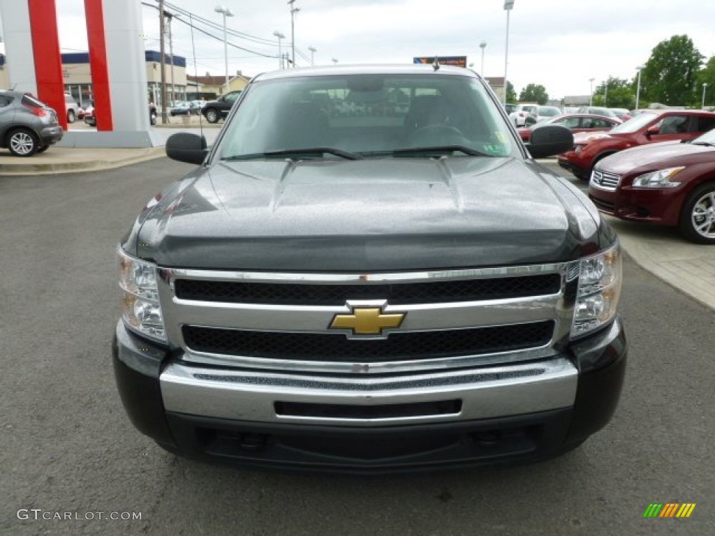 2009 Silverado 1500 LT Extended Cab 4x4 - Black Granite Metallic / Ebony photo #2