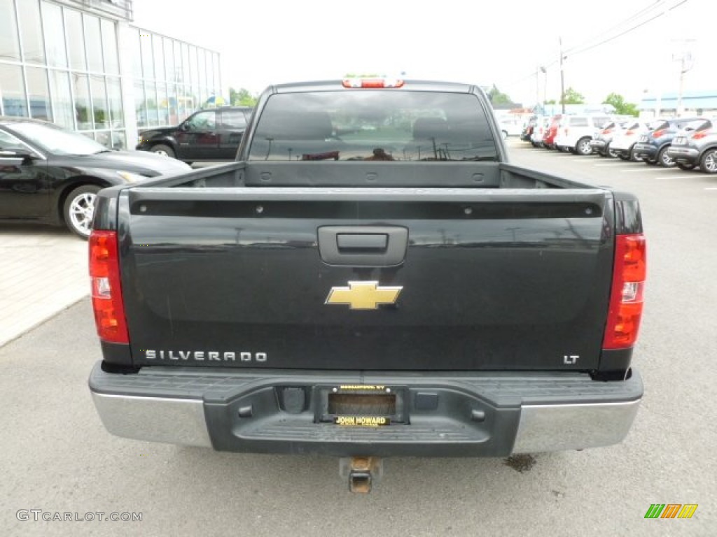 2009 Silverado 1500 LT Extended Cab 4x4 - Black Granite Metallic / Ebony photo #6