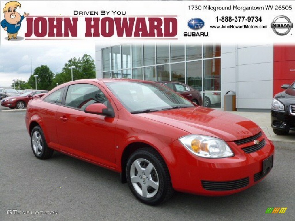 2007 Cobalt LT Coupe - Victory Red / Ebony photo #1