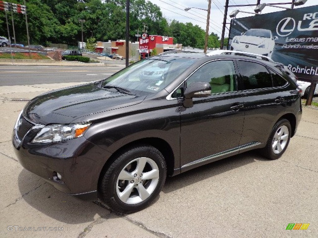 2010 RX 350 AWD - Truffle Brown Mica / Parchment/Brown Walnut photo #8