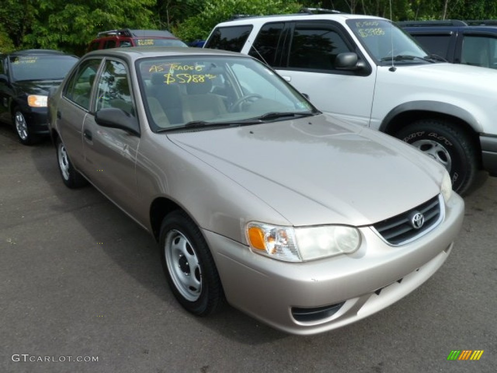 2001 Corolla CE - Sandrift Beige Metallic / Pebble Beige photo #1