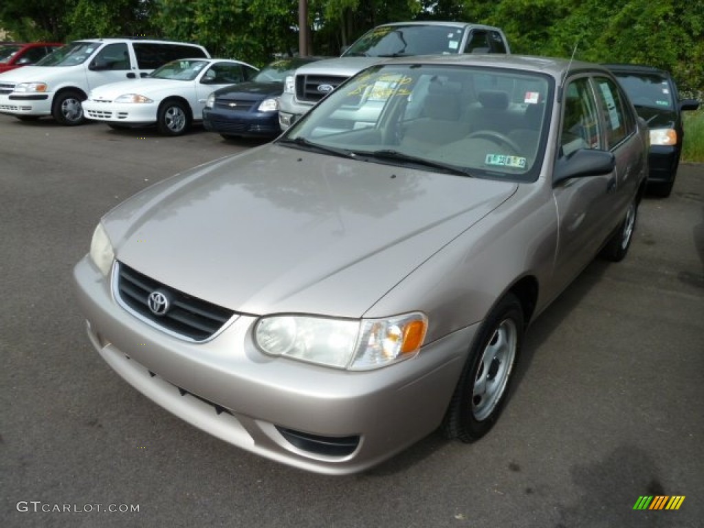 2001 Corolla CE - Sandrift Beige Metallic / Pebble Beige photo #4