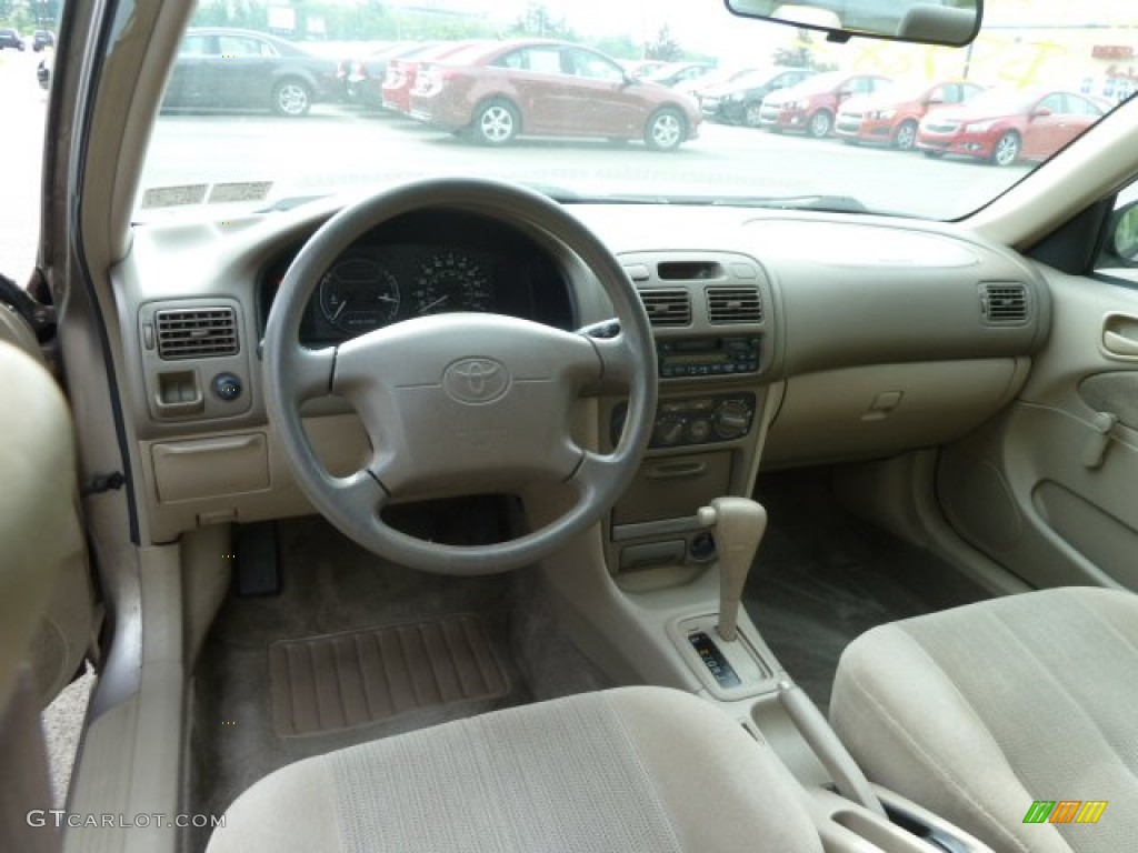 2001 Corolla CE - Sandrift Beige Metallic / Pebble Beige photo #9