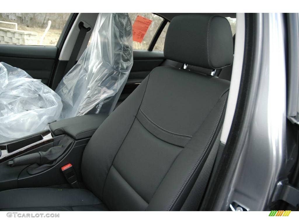 2009 3 Series 328xi Sedan - Space Grey Metallic / Black Dakota Leather photo #11