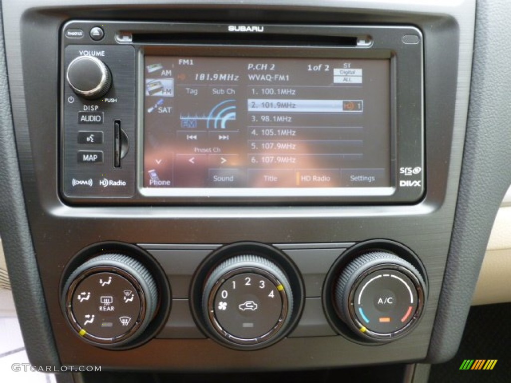 2012 Subaru Impreza 2.0i Premium 4 Door Controls Photo #66543280