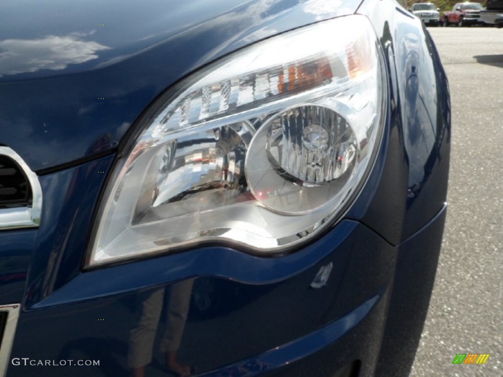 2010 Equinox LT AWD - Navy Blue Metallic / Jet Black photo #9