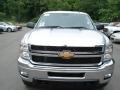 2012 Silver Ice Metallic Chevrolet Silverado 2500HD LT Crew Cab 4x4  photo #3