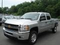 2012 Silver Ice Metallic Chevrolet Silverado 2500HD LT Crew Cab 4x4  photo #4