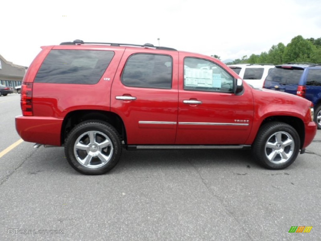 2012 Tahoe LTZ 4x4 - Crystal Red Tintcoat / Ebony photo #2