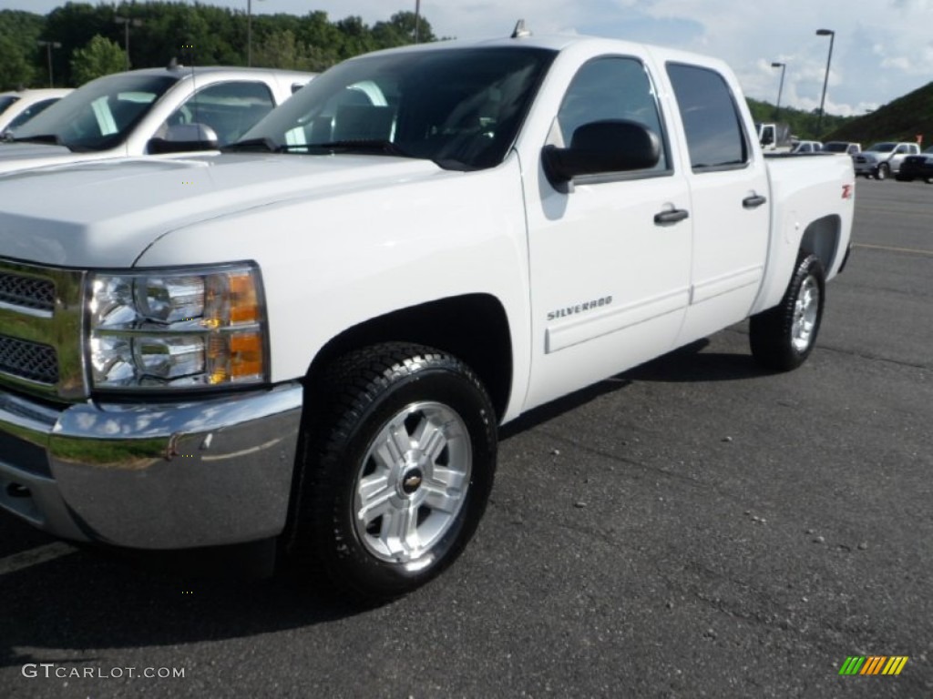 2012 Silverado 1500 LT Crew Cab 4x4 - Summit White / Ebony photo #3