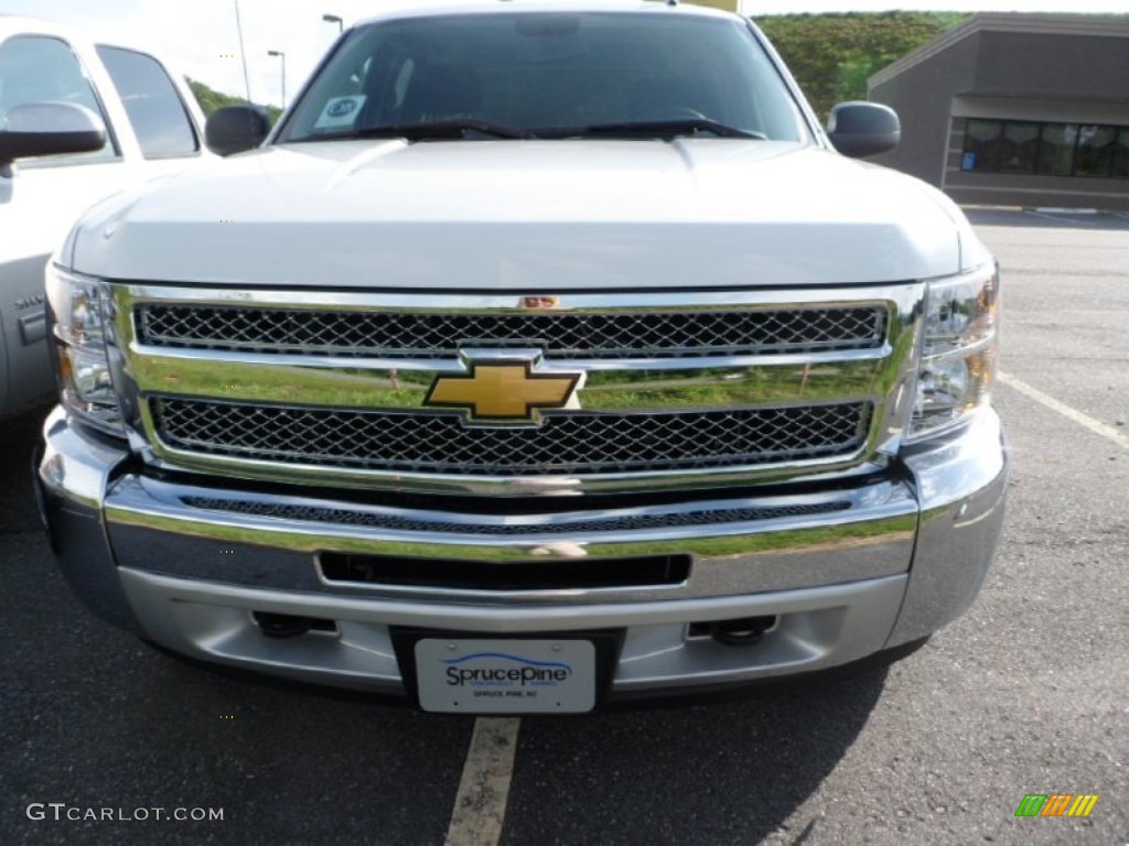 2012 Silverado 1500 LT Crew Cab 4x4 - Summit White / Ebony photo #4