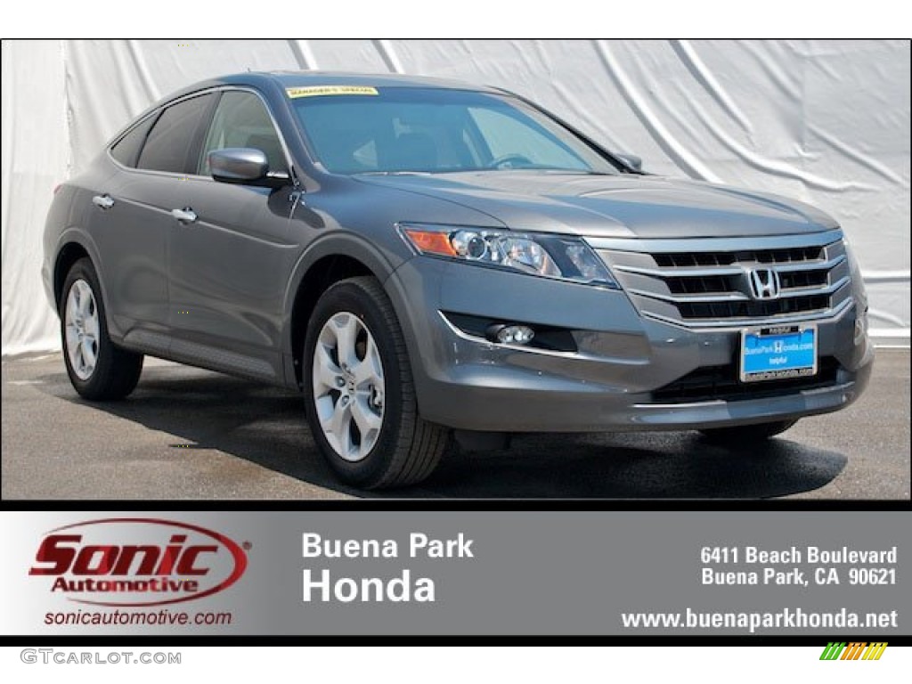 2012 Accord Crosstour EX-L - Polished Metal Metallic / Ivory photo #1