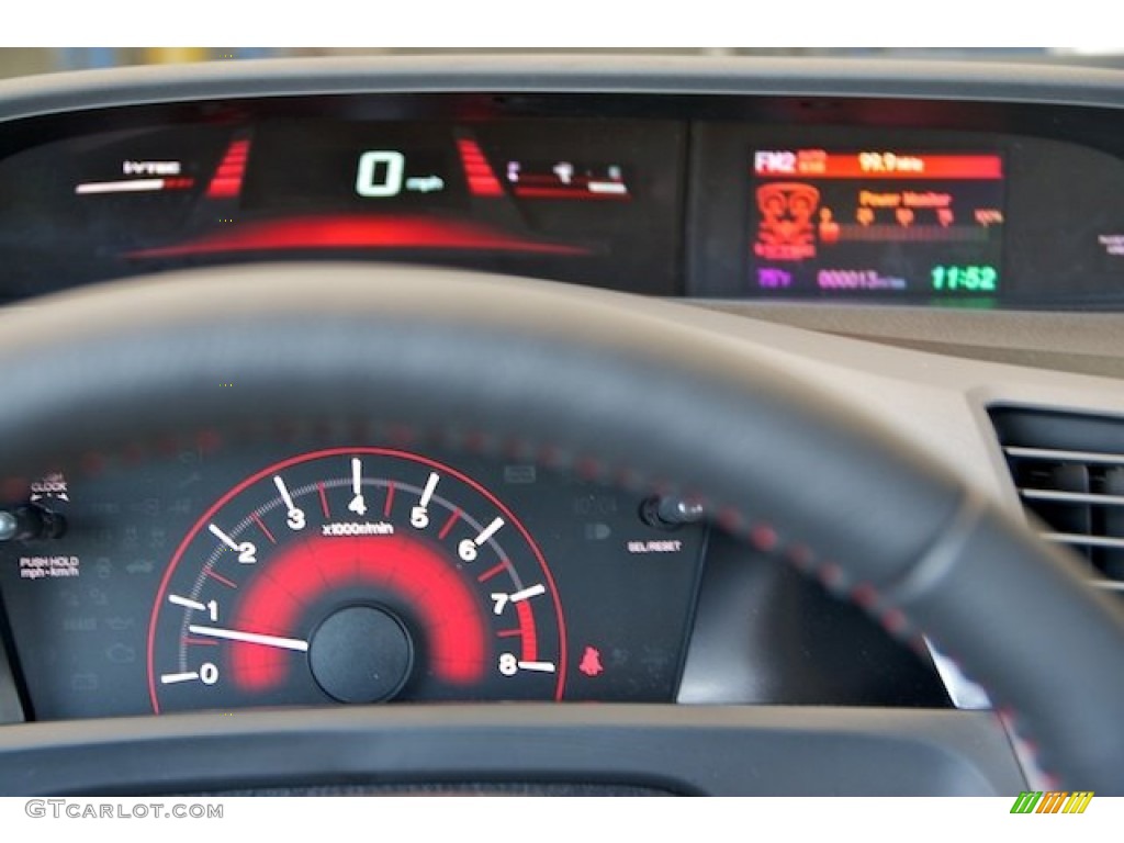 2012 Honda Civic Si Sedan Gauges Photo #66545496