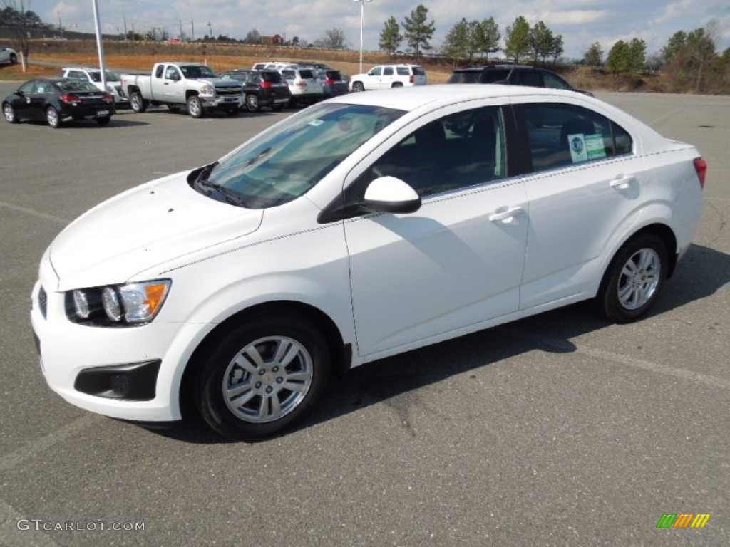 Summit White 2012 Chevrolet Sonic LT Sedan Exterior Photo #66545562