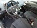 Jet Black/Dark Titanium 2012 Chevrolet Sonic LT Sedan Interior Color