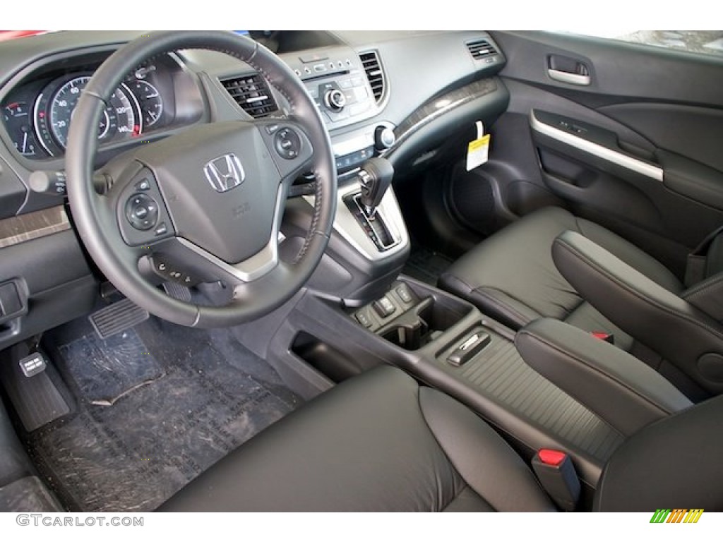 Black Interior 2012 Honda CR-V EX-L Photo #66546081