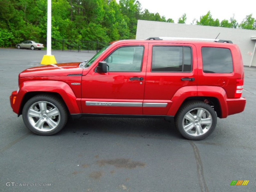 Deep Cherry Red Crystal Pearl 2012 Jeep Liberty Jet Exterior Photo #66546540
