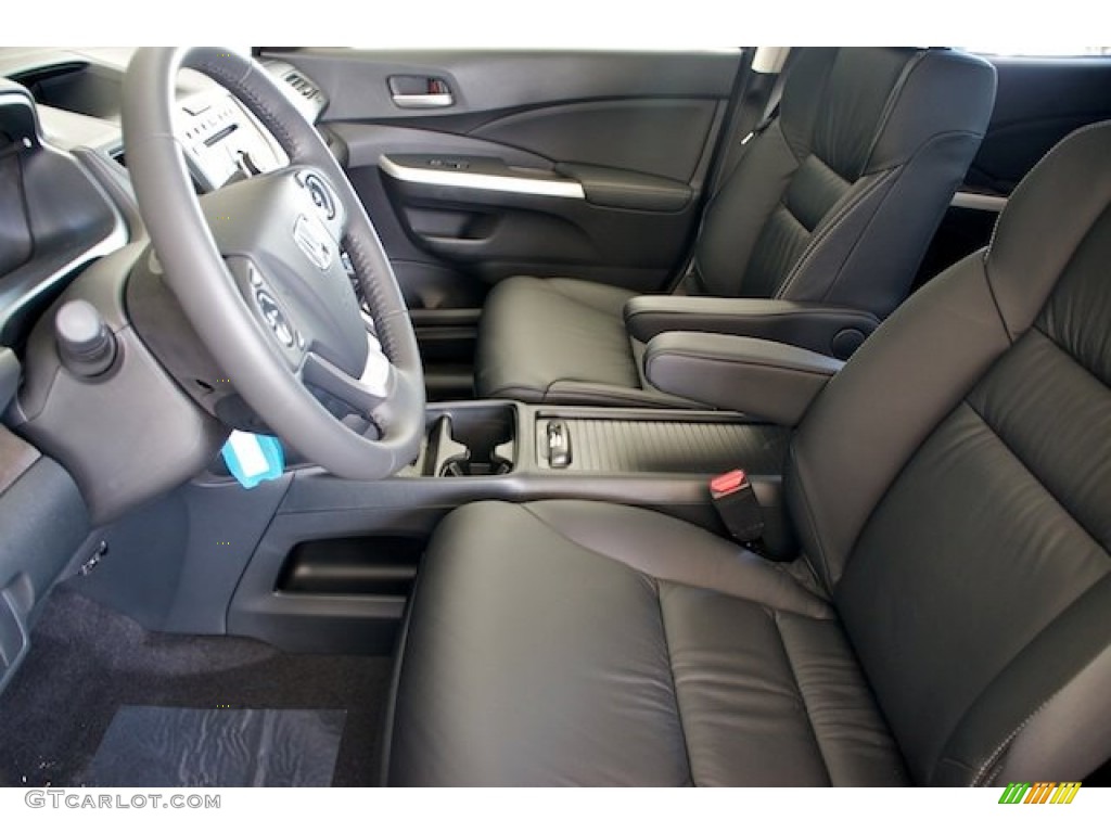 2012 CR-V EX-L - Crystal Black Pearl / Black photo #9