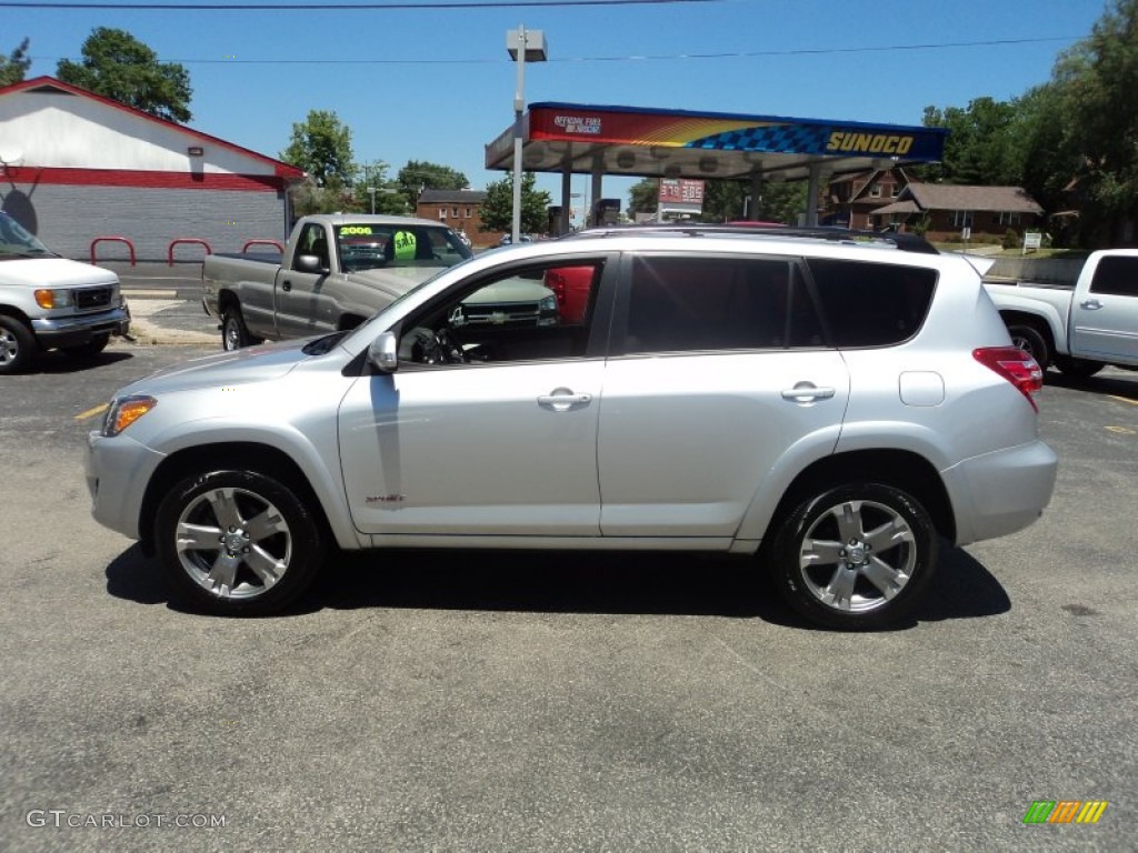 2010 RAV4 Sport V6 4WD - Classic Silver Metallic / Dark Charcoal photo #1