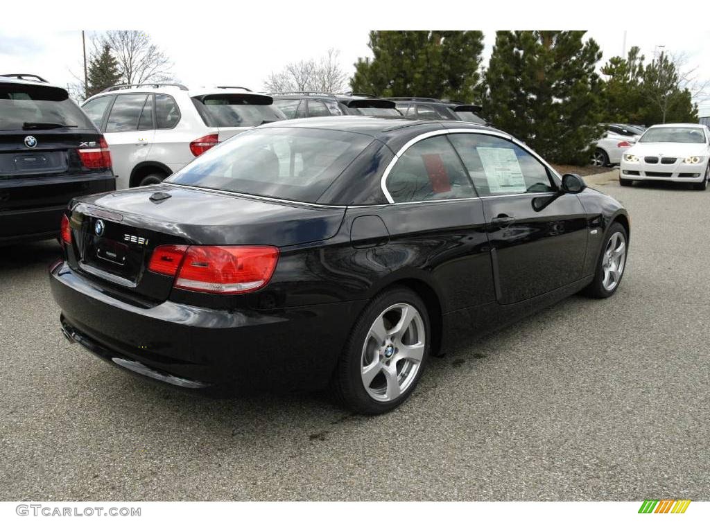 2009 3 Series 328i Convertible - Black Sapphire Metallic / Saddle Brown Dakota Leather photo #5