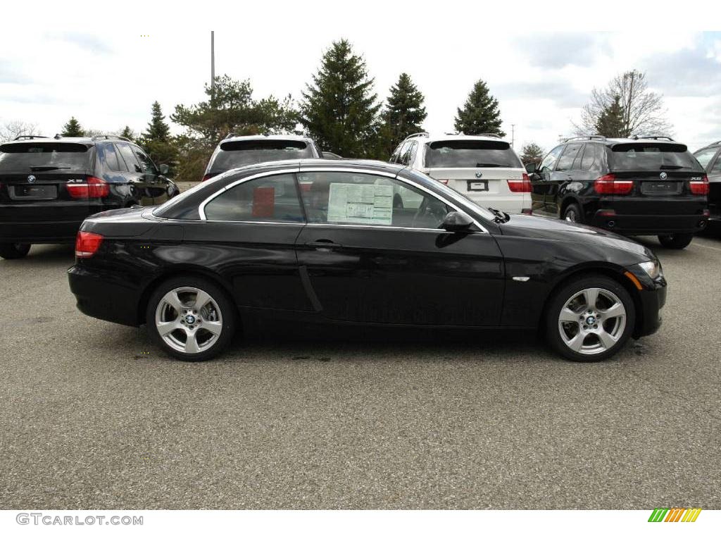 2009 3 Series 328i Convertible - Black Sapphire Metallic / Saddle Brown Dakota Leather photo #6