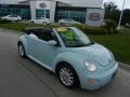 2004 Aquarius Blue Volkswagen New Beetle GLS Convertible  photo #2