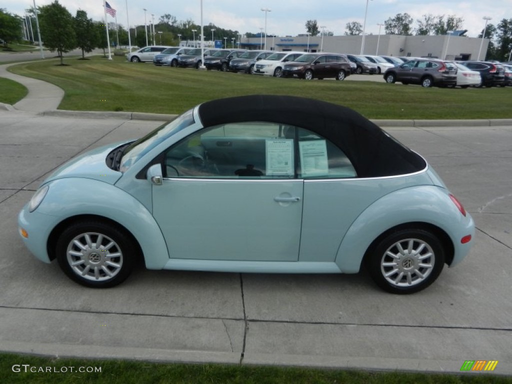 Aquarius Blue 2004 Volkswagen New Beetle GLS Convertible Exterior Photo #66548154