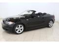 2009 Jet Black BMW 1 Series 128i Convertible  photo #3