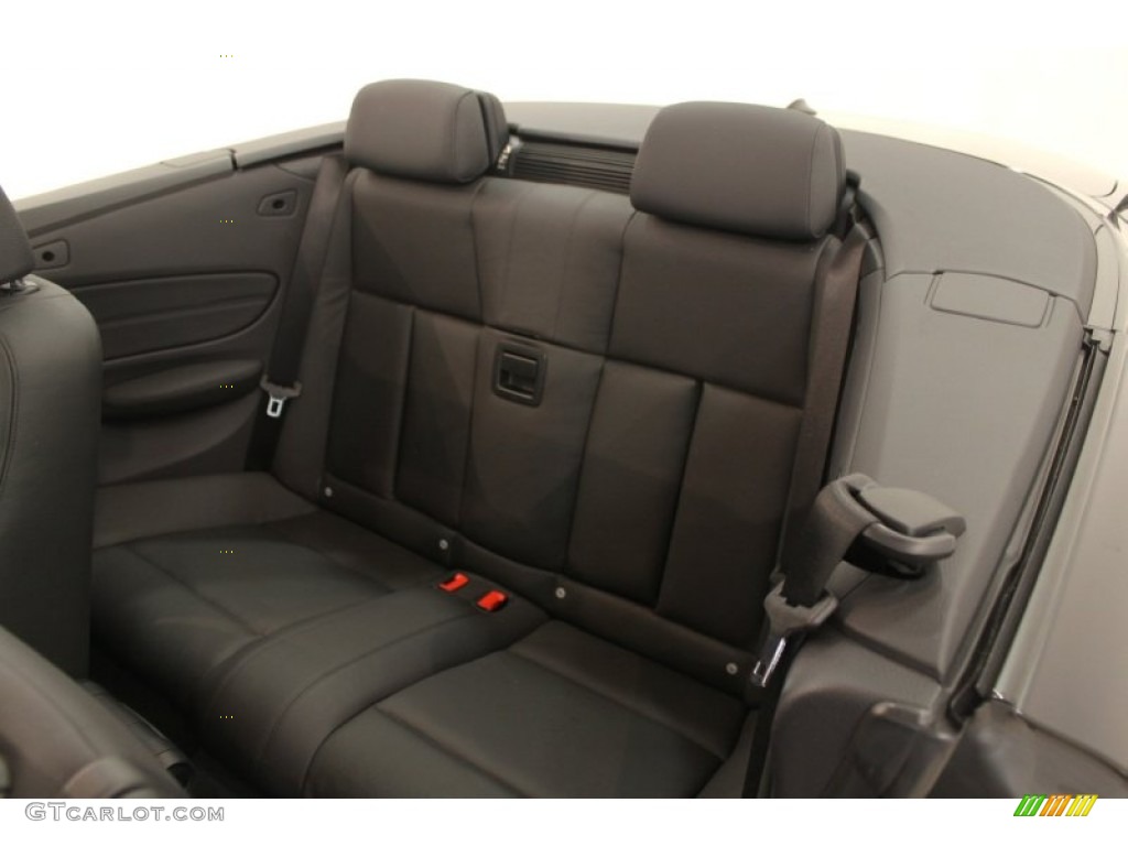 2009 1 Series 128i Convertible - Jet Black / Black Boston Leather photo #14