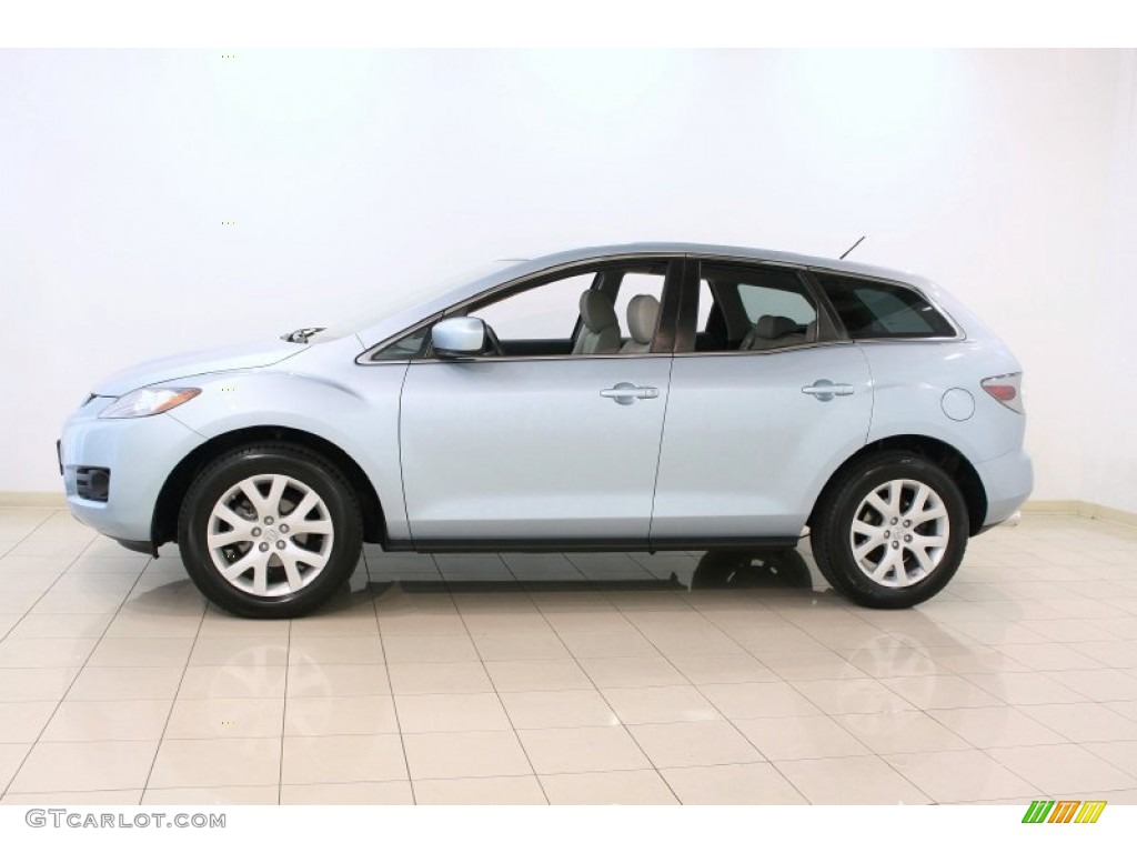 Icy Blue Metallic 2008 Mazda CX-7 Grand Touring Exterior Photo #66549201