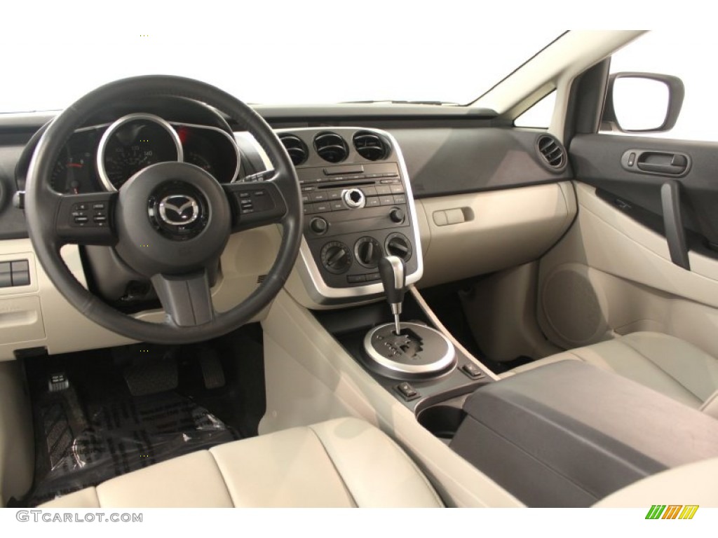 Sand Interior 2008 Mazda CX-7 Grand Touring Photo #66549231