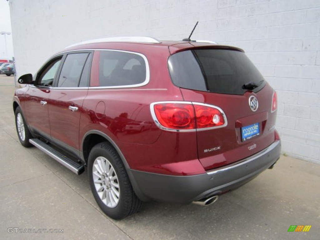 2010 Enclave CX - Red Jewel Tintcoat / Cashmere/Cocoa photo #14