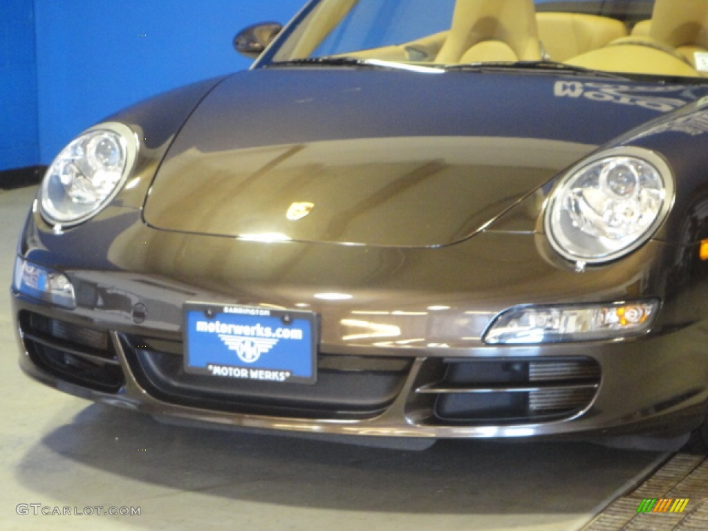 2008 911 Carrera S Cabriolet - Macadamia Metallic / Sand Beige photo #4