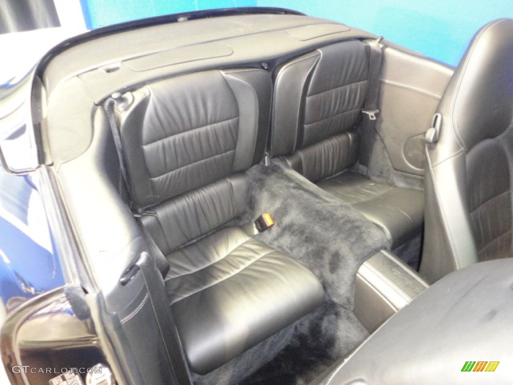 Black Full Leather Interior 2004 Porsche 911 Carrera 4S Cabriolet Photo #66552301