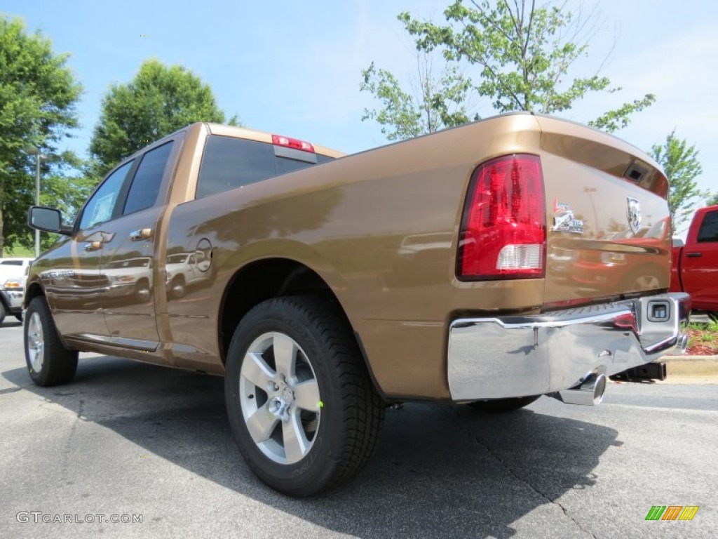 2012 Ram 1500 Big Horn Quad Cab - Saddle Brown Pearl / Dark Slate Gray/Medium Graystone photo #2