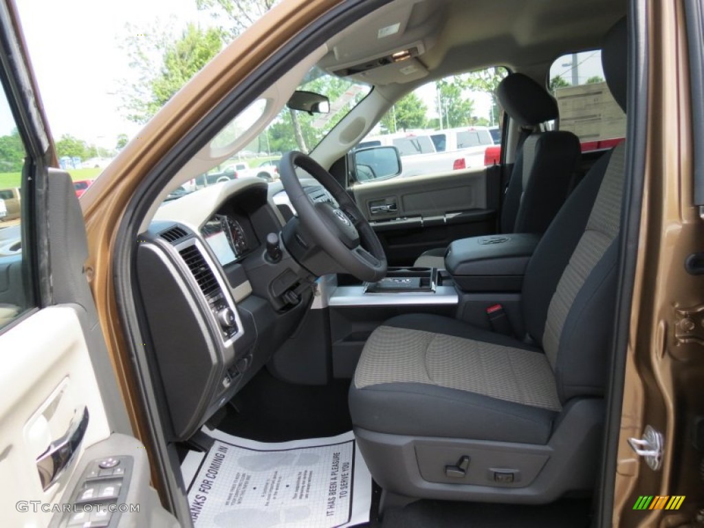 2012 Ram 1500 Big Horn Quad Cab - Saddle Brown Pearl / Dark Slate Gray/Medium Graystone photo #7