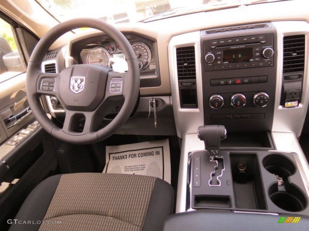 2012 Ram 1500 Big Horn Quad Cab - Saddle Brown Pearl / Dark Slate Gray/Medium Graystone photo #10