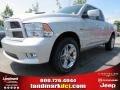 2012 Bright Silver Metallic Dodge Ram 1500 Sport Quad Cab  photo #1