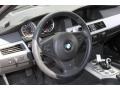 2007 BMW M5 Black Interior Steering Wheel Photo