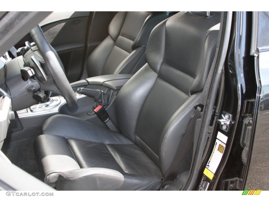 Black Interior 2007 BMW M5 Sedan Photo #66553243