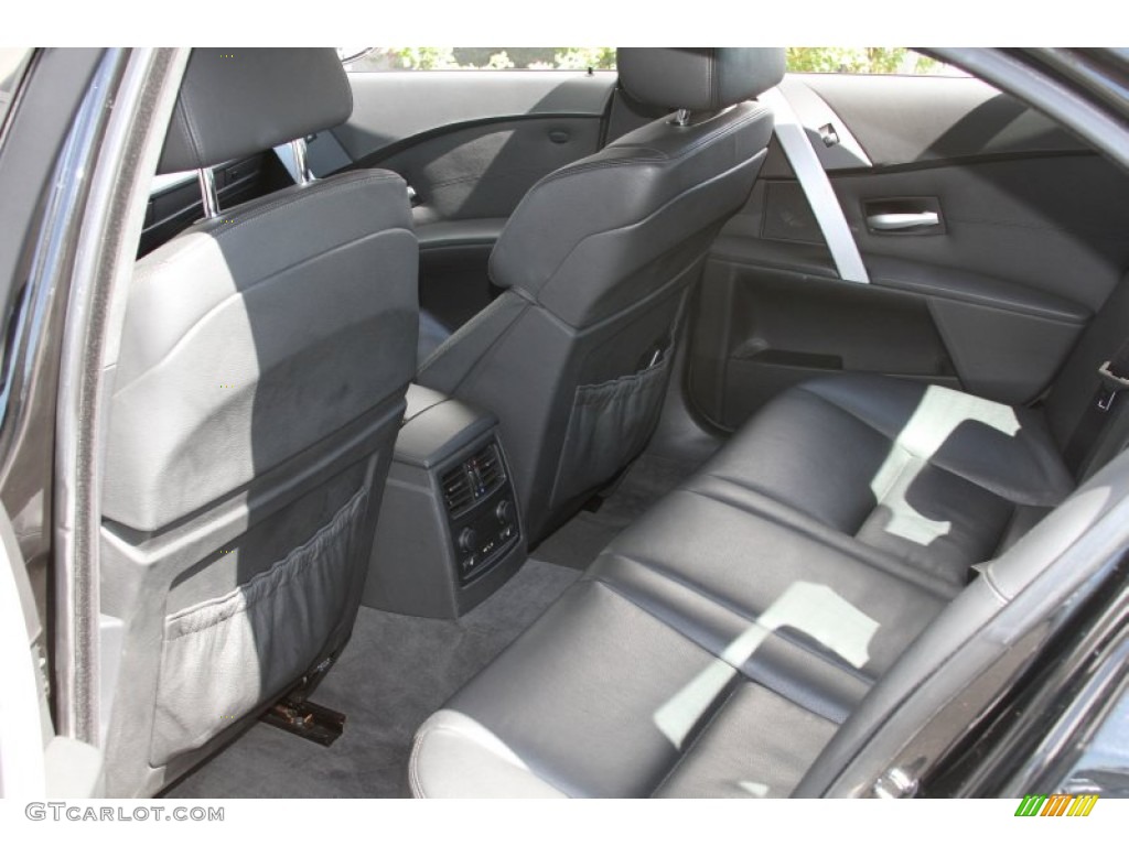 Black Interior 2007 BMW M5 Sedan Photo #66553252