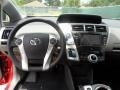Dark Gray 2012 Toyota Prius v Five Hybrid Dashboard
