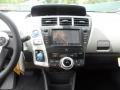 2012 Toyota Prius v Dark Gray Interior Navigation Photo
