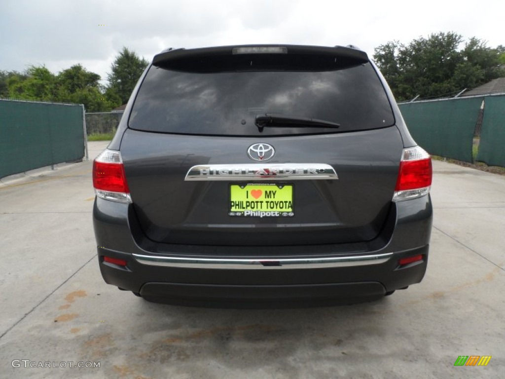 2012 Highlander SE - Magnetic Gray Metallic / Black photo #4