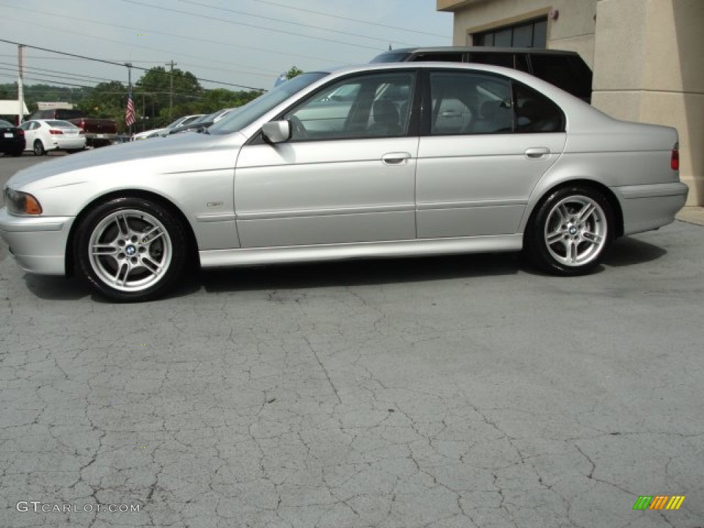 Titanium Silver Metallic 2002 BMW 5 Series 540i Sedan Exterior Photo #66557520