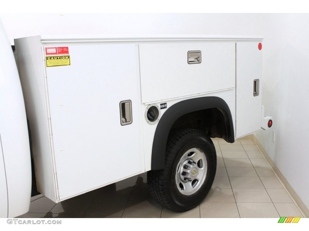 2008 Silverado 2500HD Work Truck Regular Cab Commercial - Summit White / Dark Titanium photo #4