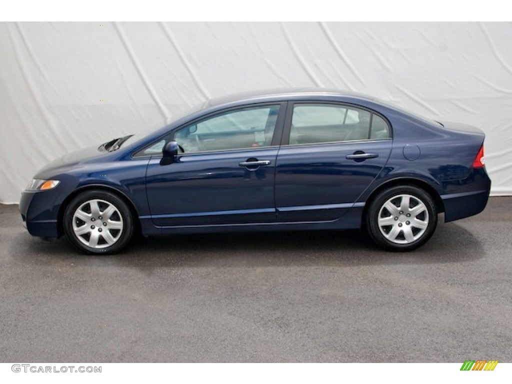 Royal Blue Pearl 2010 Honda Civic LX Sedan Exterior Photo #66557862
